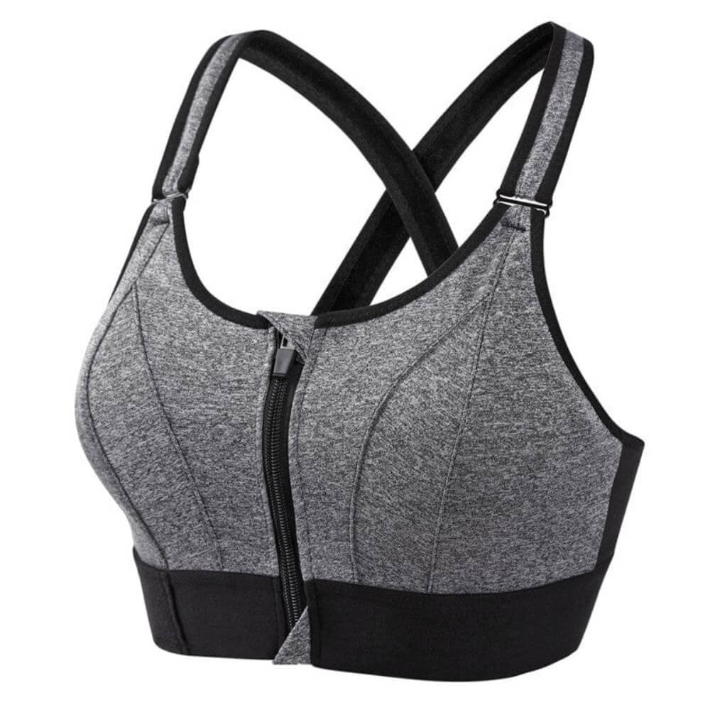 Khali | Comfortable support bra - Behå - Grey / S