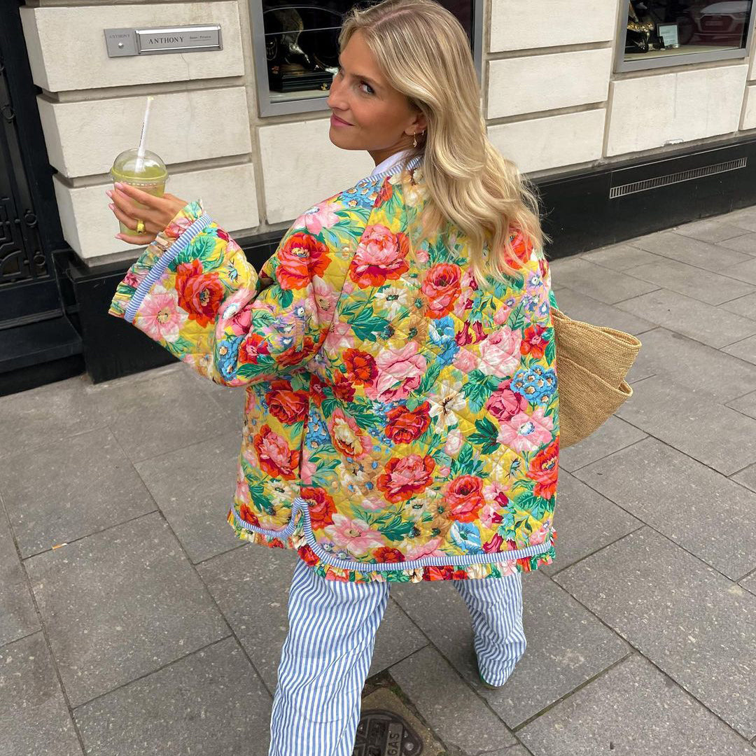 Fay™ | Stylish transition jacket - Flower / S