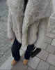 Melodie™ - Warm faux fur coat - Dames Jas - Light beige / XS