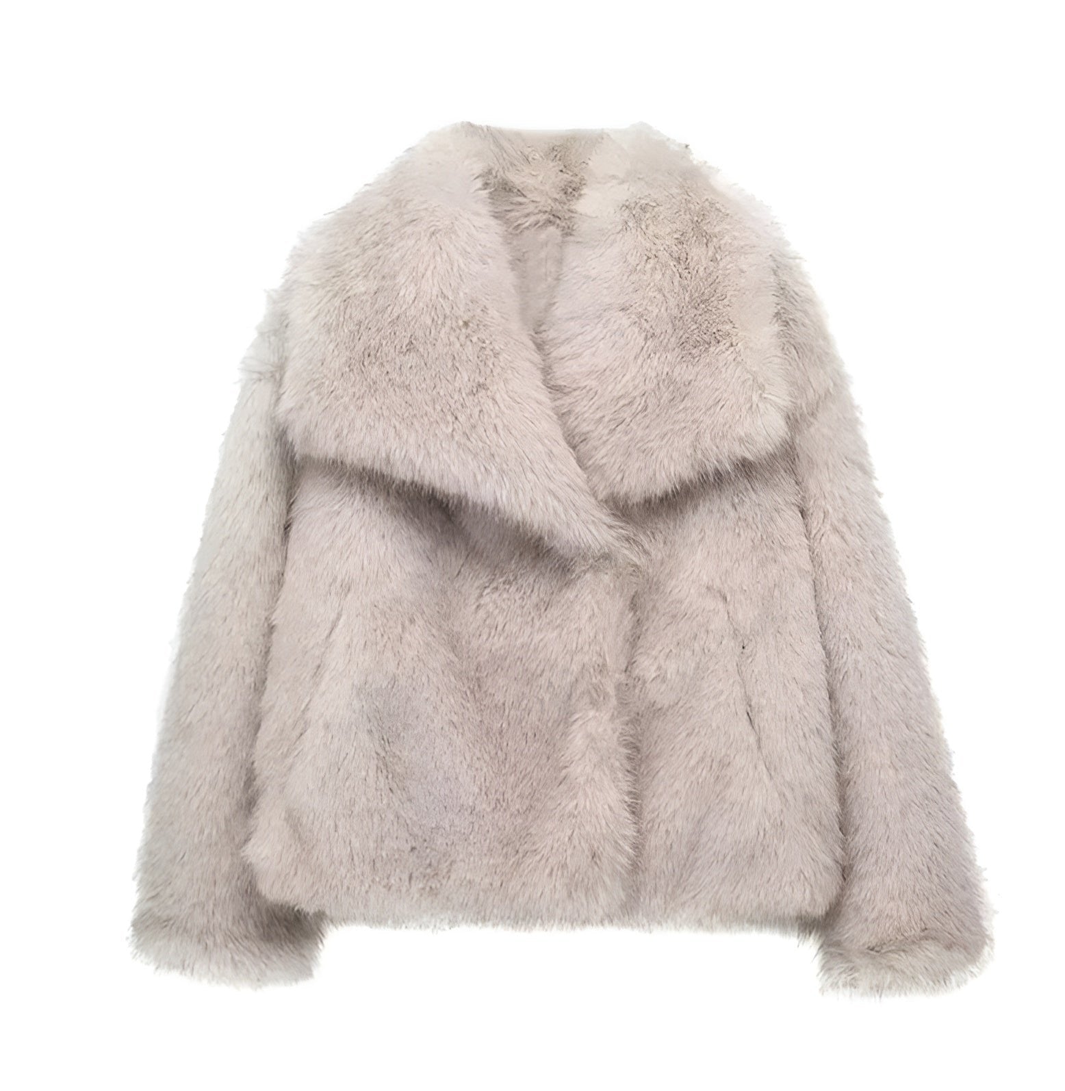 Melodie™ - Warm faux fur coat - Dames Jas - Light beige / XS