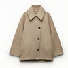 Linsey | Trendy, oversized wool coat - Fashion - Brown beige (almost sold out) / XS