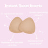 PushCups™ | Push-up pads | 1 + 1 for free - Vanilla / A Cup