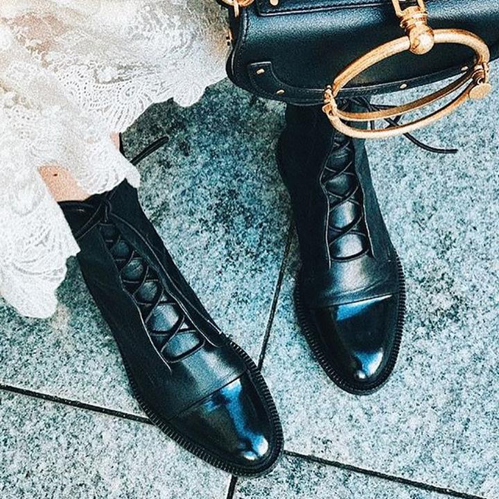 Hailey | Premium boots with heel - Boots - Black / 35