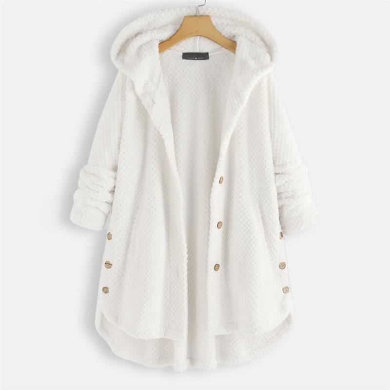 Lilly™ | Comfortable fleece jacket - White / S