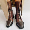 Hailey | Premium boots with heel - Boots - Brown / 35