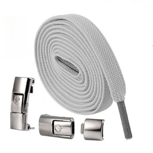 LockLace™ | Colourful laces with snap fastener | 1+1 FREE TODAY! - Neuheiten - Light grey