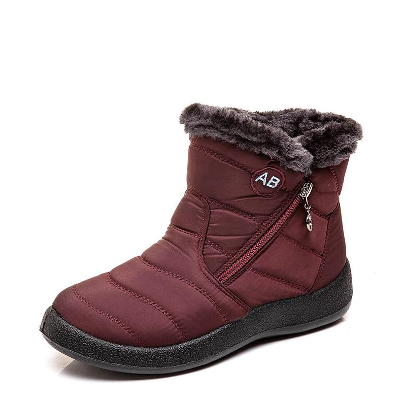 FrostGuard™ - Waterproof winter boots - Red / 35