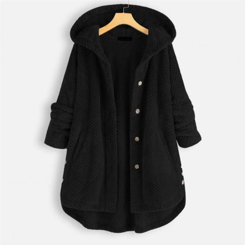 Lilly™ | Comfortable fleece jacket - Black / S