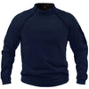 Nelson | Tactical military zip-up sweatshirt for men - Navy blue / XS