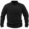 Nelson | Tactical military zip-up sweatshirt for men - Black / XS