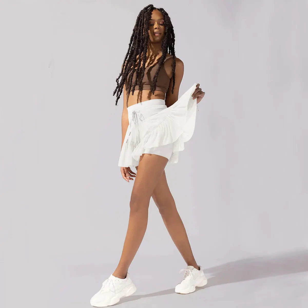 High-waisted sports skirt | pleated summer skirt for women | 50% OFF TODAY! - Computer & Electronics - White / S