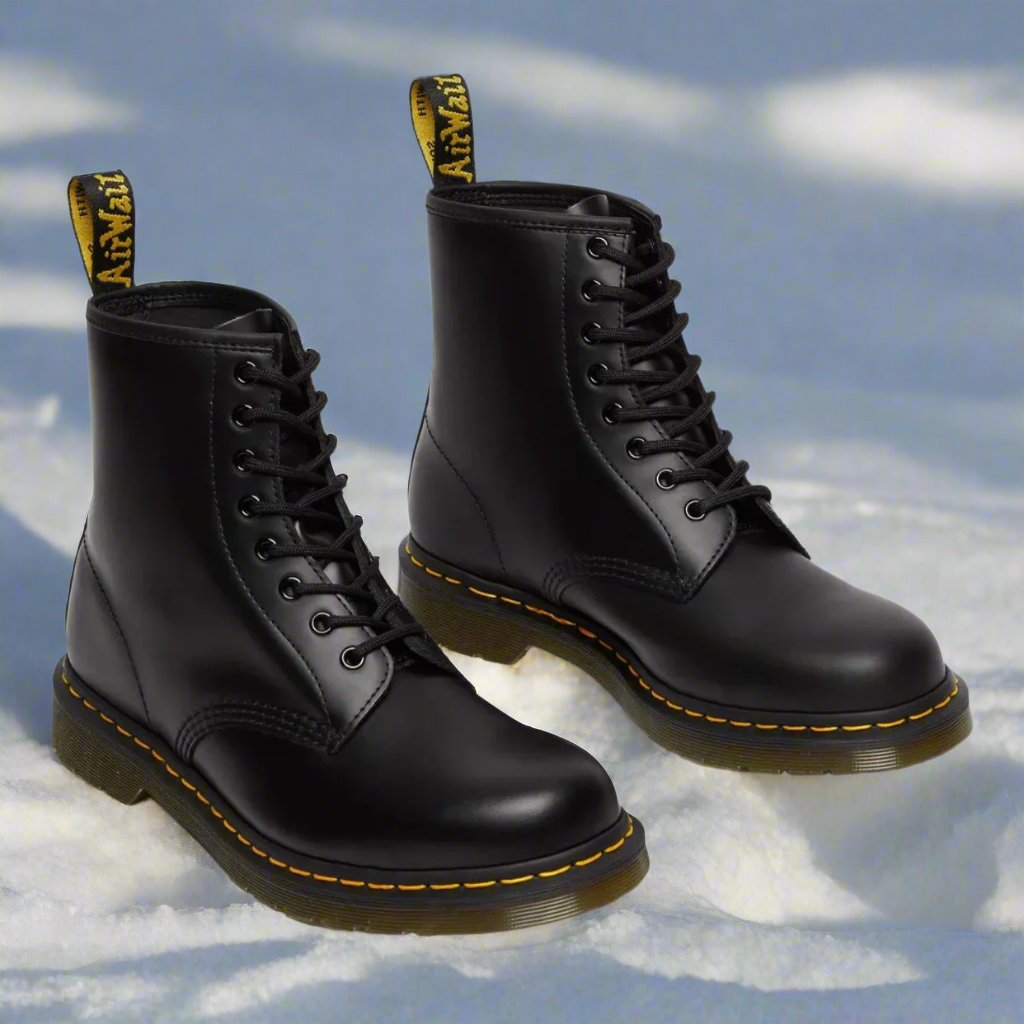 Marten™ | Elegant and classic lace-up boots - Black / 35