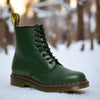 Marten™ | Elegant and classic lace-up boots - Green / 35