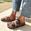 Polla | Suede Sandals with Double Straps