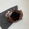 Nala™ - Timeless suede shoulder bag - chestnut brown