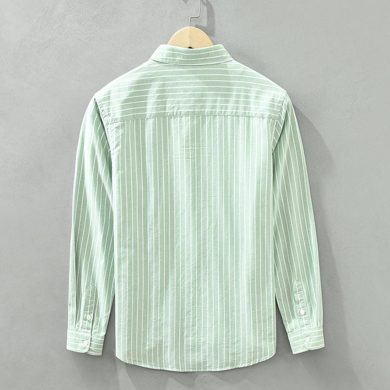 Kevin™ | Linen shirt - Green / XS