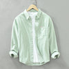Kevin™ | Linen shirt - Green / XS
