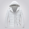 FlexKalt™ - Padded jacket with detachable hood - White / M