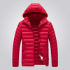 FlexKalt™ - Padded jacket with detachable hood - Red / M