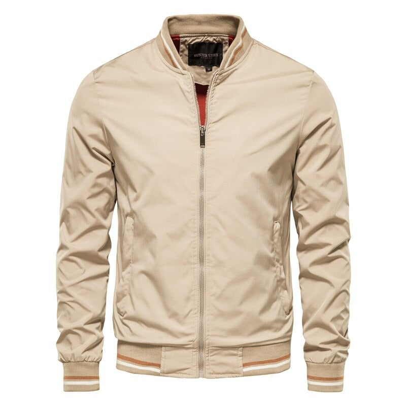 Floris| Classic men's bomber jacket - Beige / XS
