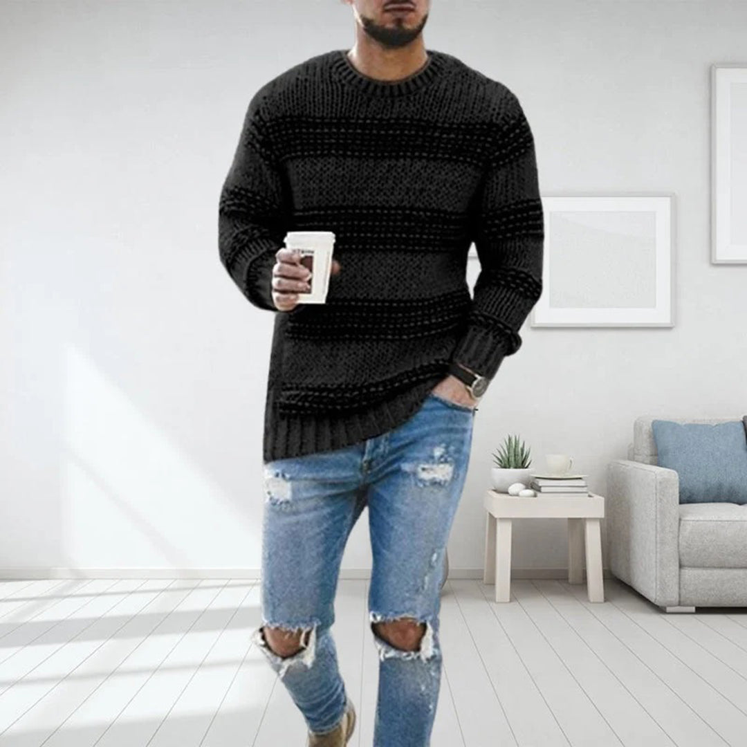 ArcticWarm™ | Norwegian chunky knit for men - Black / S