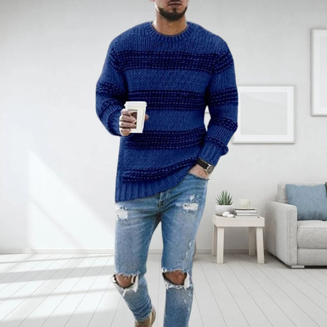 ArcticWarm™ | Norwegian chunky knit for men - Blue / S