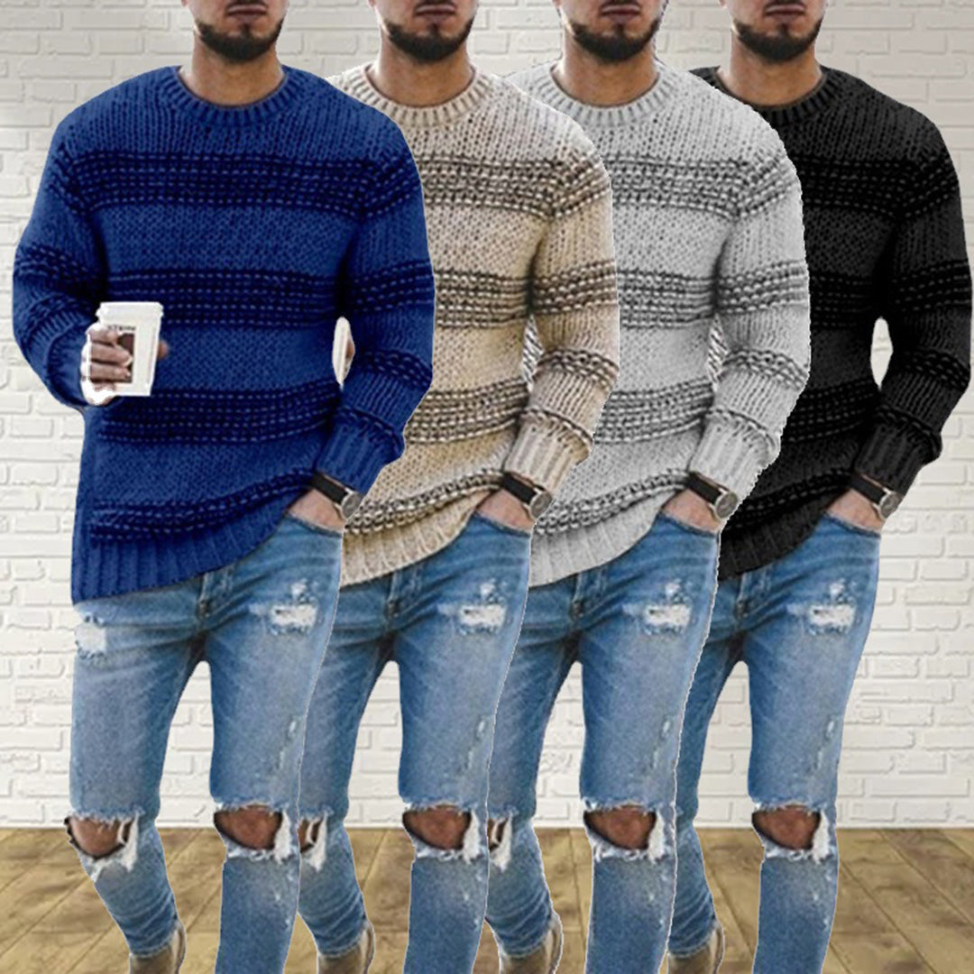 ArcticWarm™ | Norwegian chunky knit for men - Khaki / S