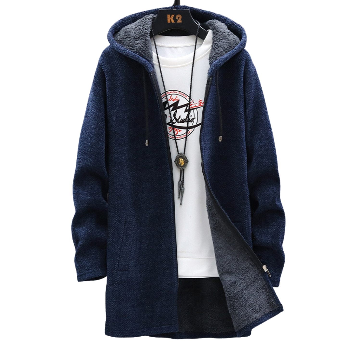 Elodie™ | Autumnal warm jacket - Blue / XS