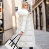 Elvira™ - Luxurious winter jacket for women - Coffee / M