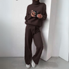 Zarina | two-piece lounge set - Brown / S