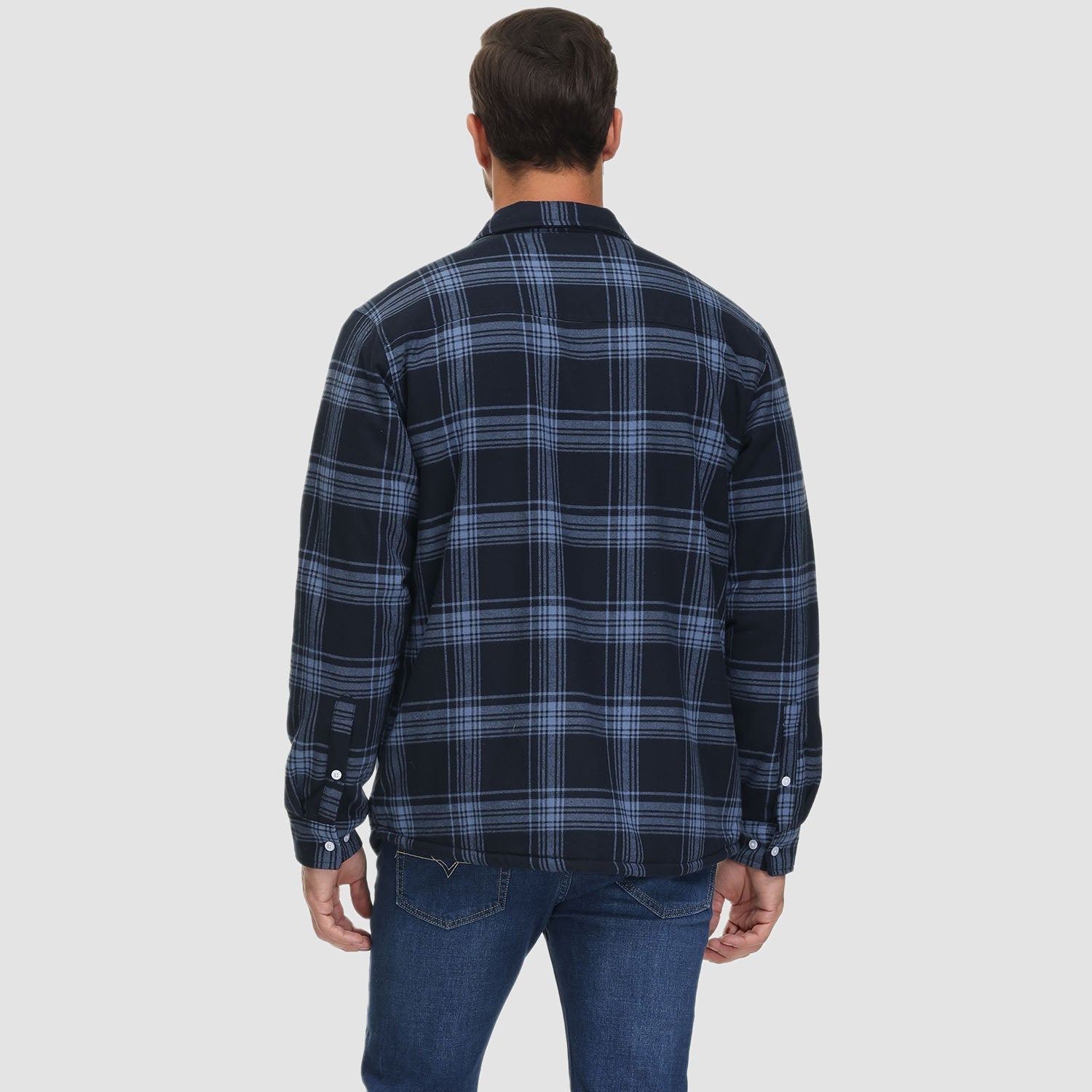 Benedikt™ | Lined checked shirt jacket