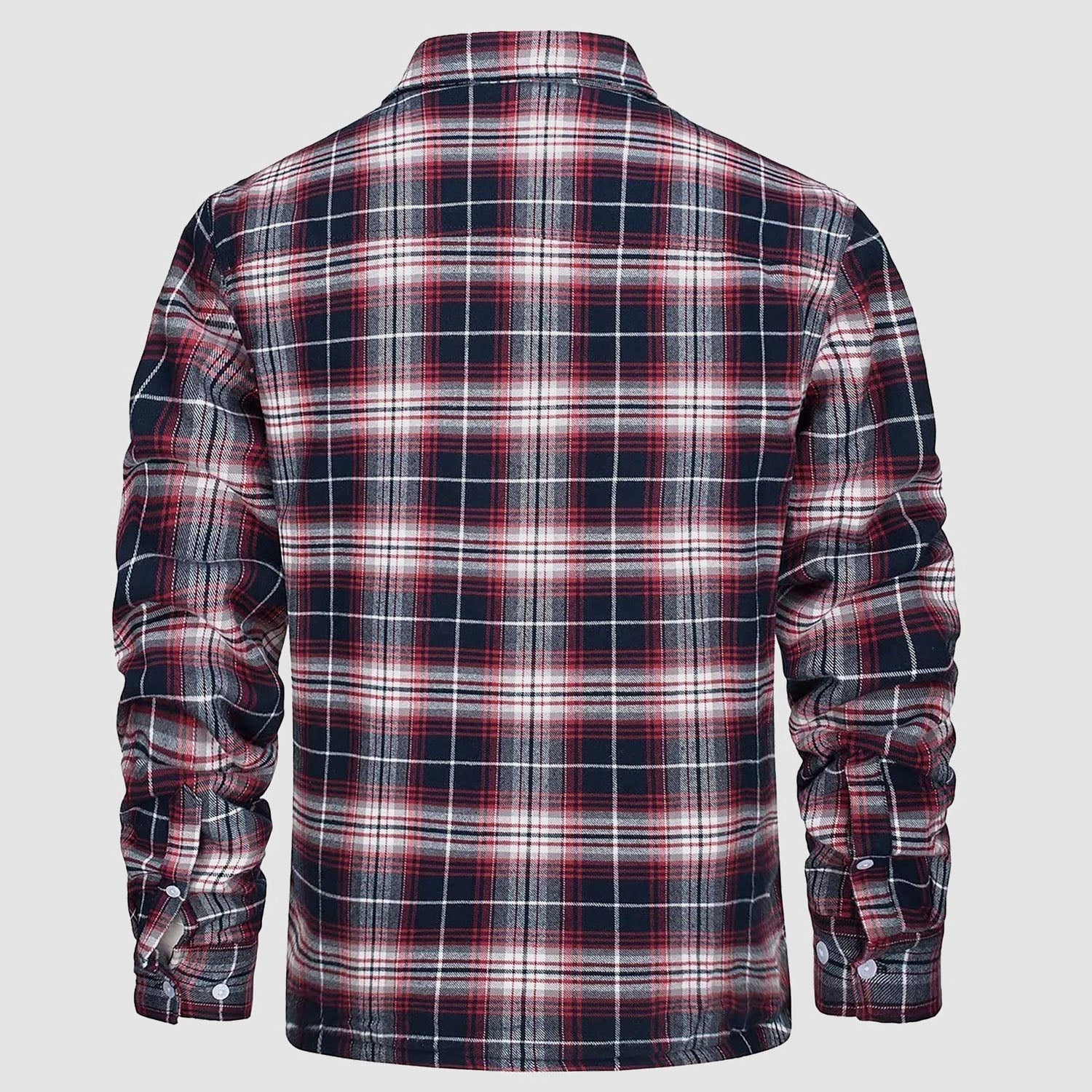 Benedikt™ | Lined checked shirt jacket