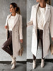 Amelie | Elegant autumn coat - AUGUST27-831-AUG27 - Apricot / S