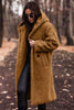 Claudine | Warm and cosy wool coat - Khaki / S
