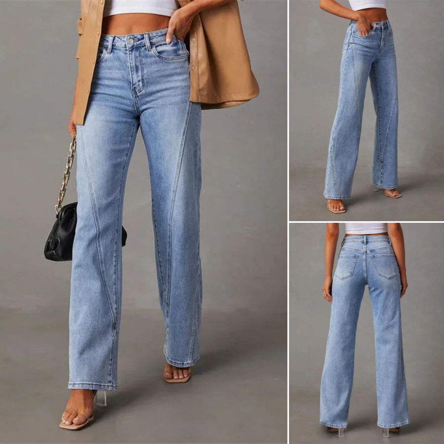 Maddy | Casual High-Waist Loose Fit Jeans