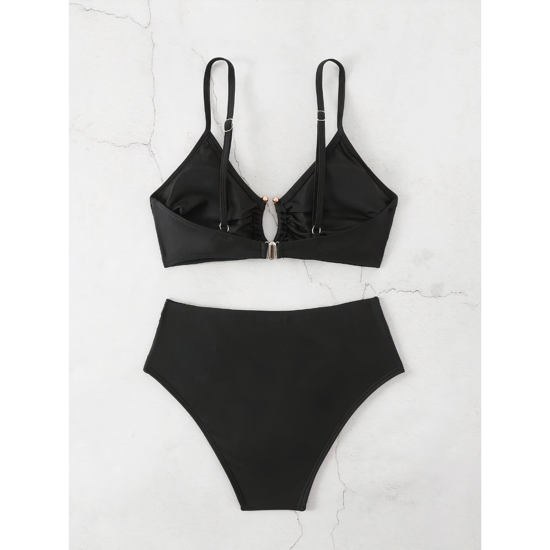 Zariah | Radiant Gold Bikini Set for Women