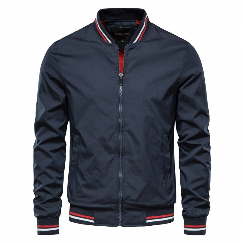 Floris| Classic men's bomber jacket - Navy blue / XS
