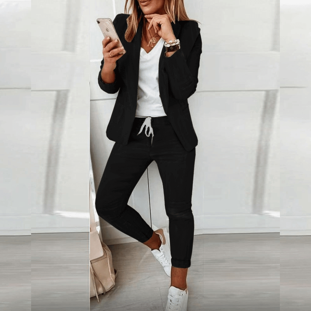 Sadaro Woman Stylish Suit - Schwarz / S