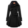 Yelena | Vegan trench coat with style - Black / S