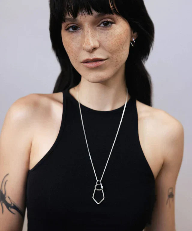 RingSafe Necklace | 50% OFF TODAY! - sieraden - V-shape / silver