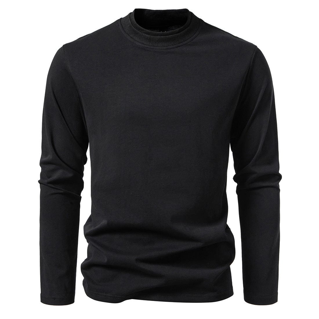 Leif™ - Classic double collar jumper - Slate grey / S