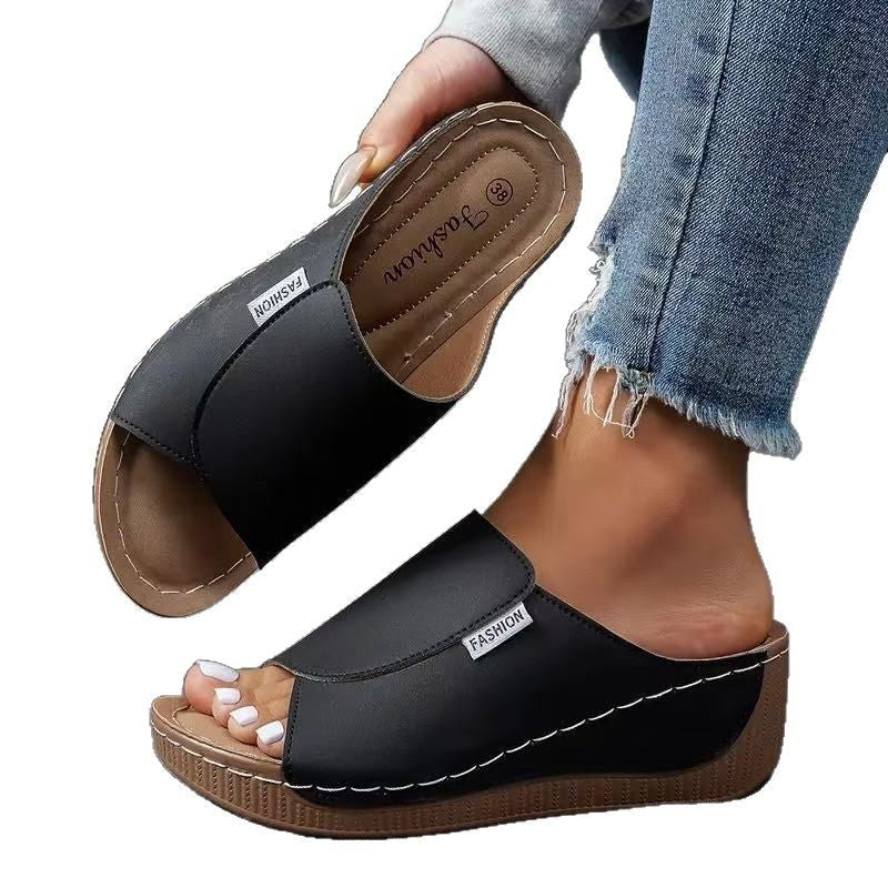 Leonna | Solid and Comfortable Sandals with Breathable Function