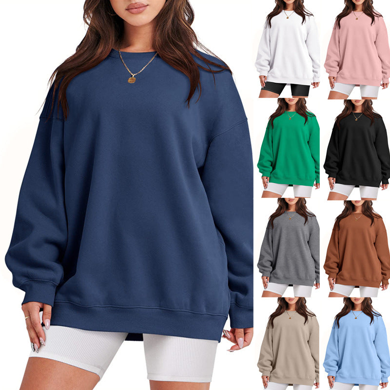 Mizari™ | Jumper with long sleeves and round neckline - Pink / S