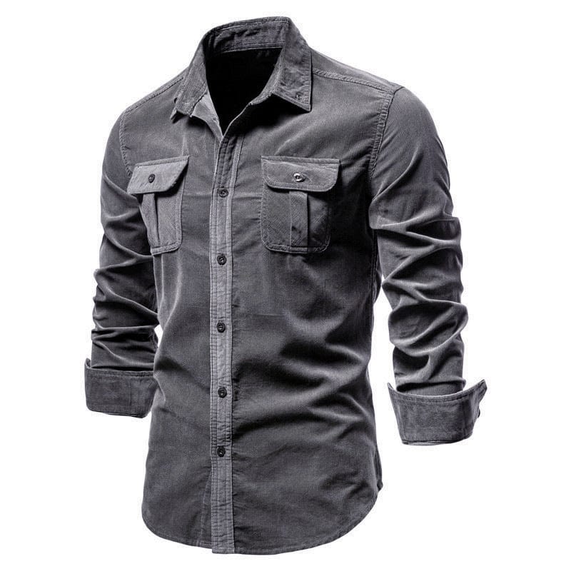 Gunther™ | Toledo shirt - charcoal grey / XS