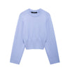 Greta | Modern ladies jumper - S / Blue