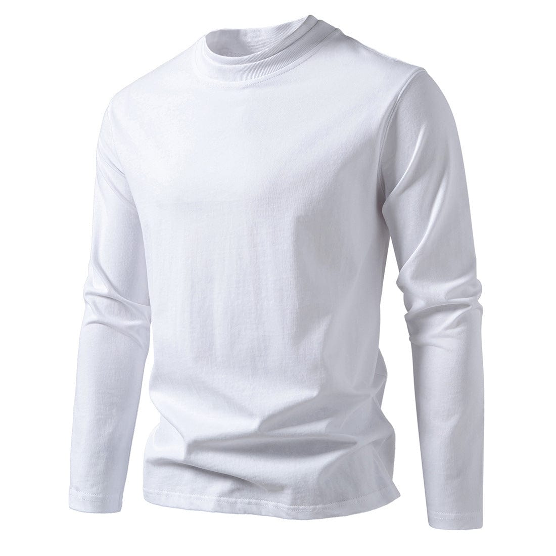 Leif™ - Classic double collar jumper - White / S