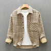 Ragnar- Cosy tweed jacket - Champagne / XS