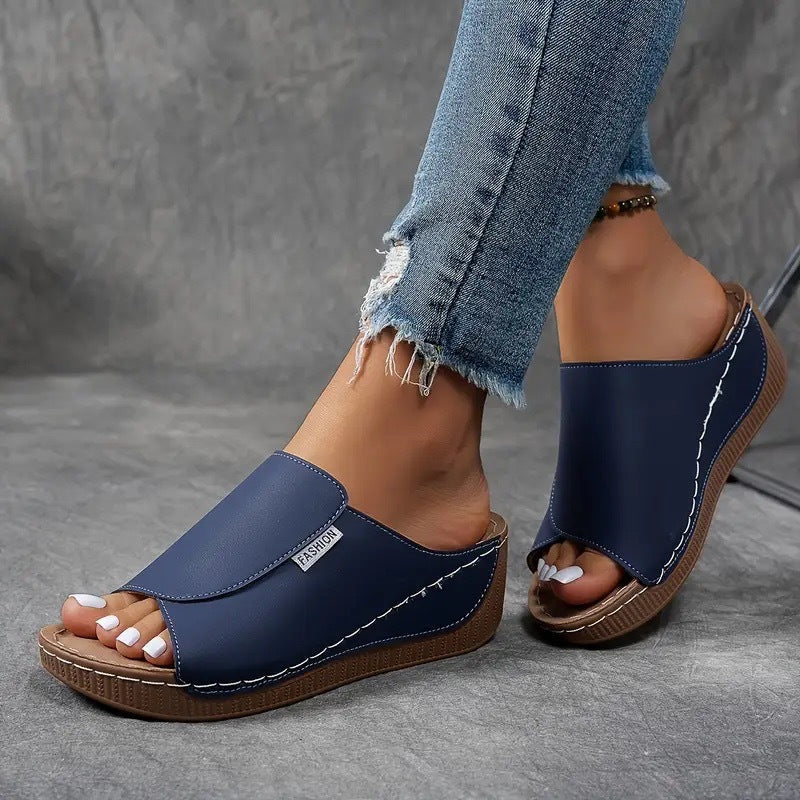 Leonna | Solid and Comfortable Sandals with Breathable Function