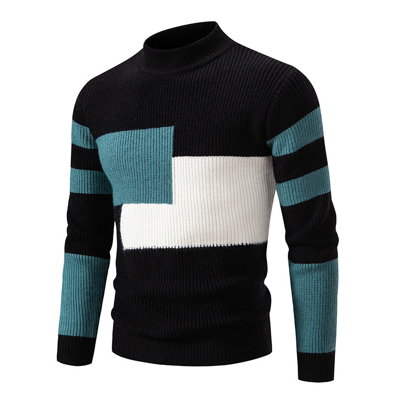 Gilbert | Knitted jumper - Green / Black / S