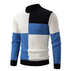 Gilbert | Knitted jumper - Light blue / white / S